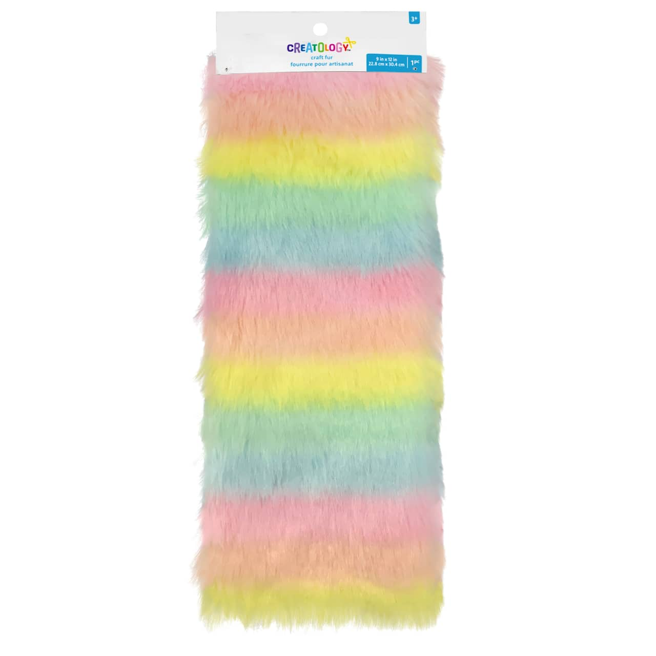 12 Pack: Pastel Craft Faux Fur by Creatology&#x2122;